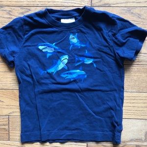 Hanna Andersson shark t-shirt.  Size 90